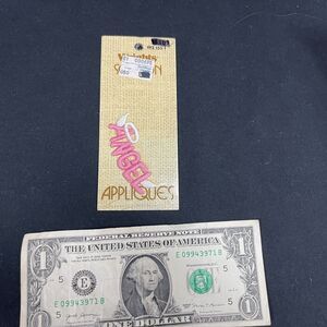 Wrights Sew On patch Pink Angel Halo